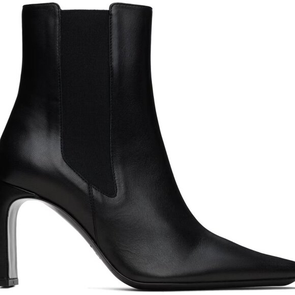 STAUD WALLY ANKLE HIGH HEEL BOOT BLACK - BRAND NEW IN BOX WITH TAG - Picture 1 of 7